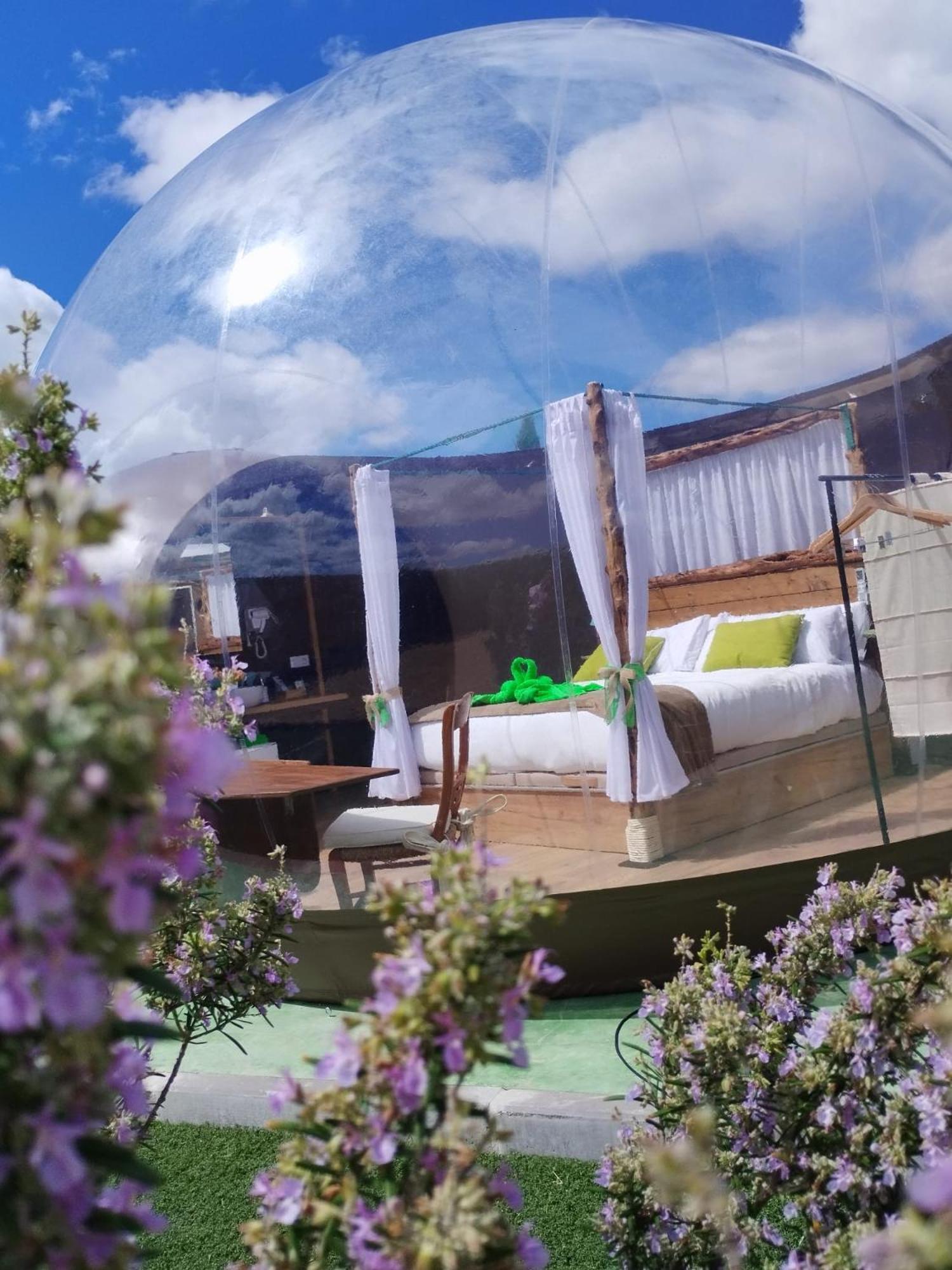 Cosmoveros - Hotel Burbuja Pedraza Dış mekan fotoğraf